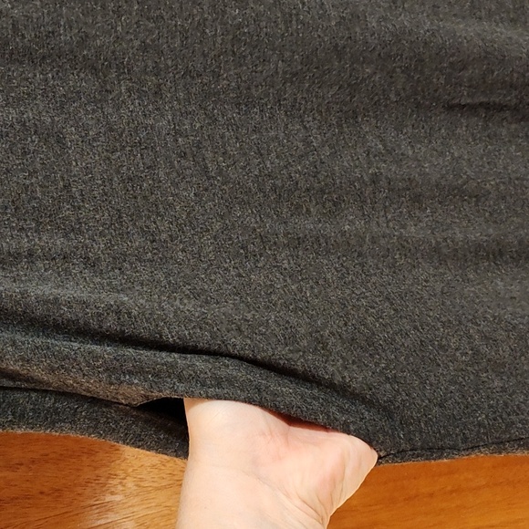 Frida Mom Delivery Nursing Gown Charcoal Gray Stretch Jersey Maternity One Size - Picture 6 of 12